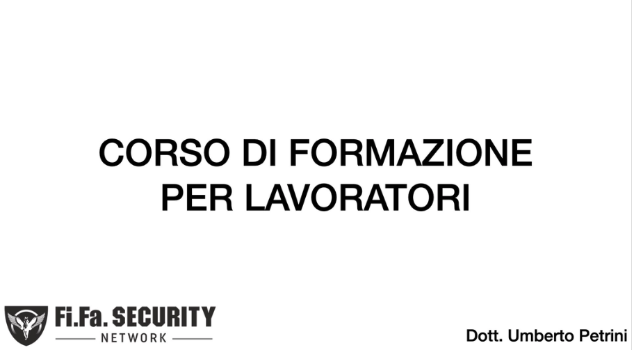 Corso Formazione 8108 - Generale v2 CSRB-G
